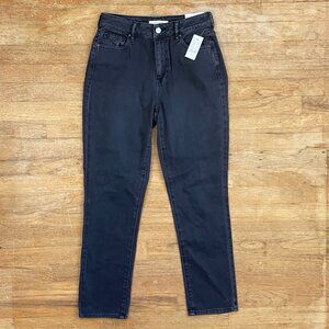 Pacsun Jeans Womens Size 25 NWT Faded Black Denim Mom Jean High Waist